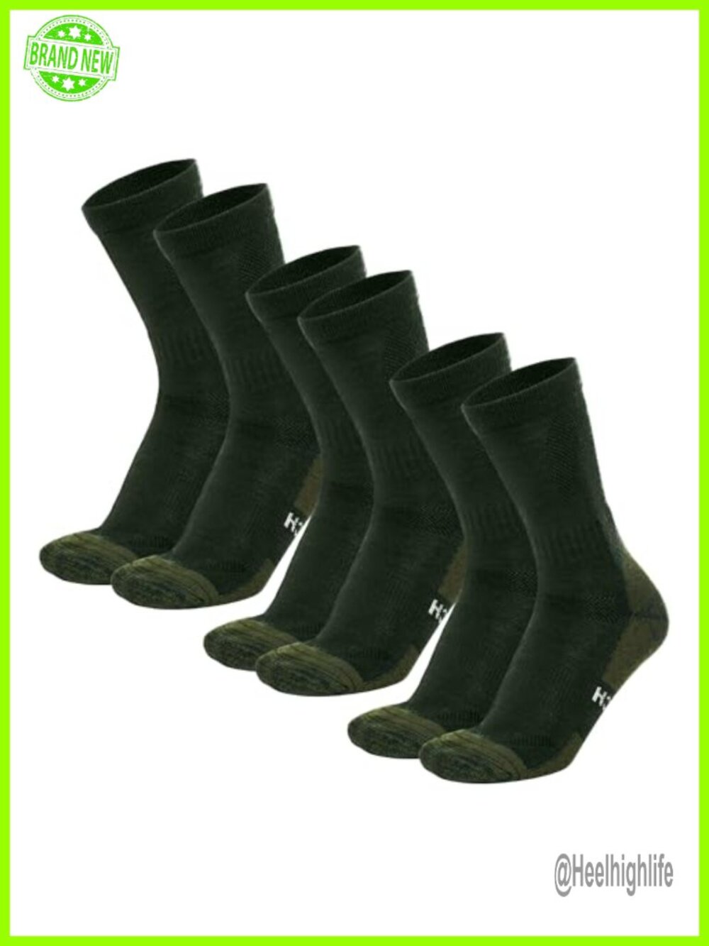 Merino Wool Crew Hiking Socks Cushioned Moisture Wicking